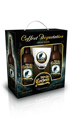 Corbeau blonde coffret 75cl-image
